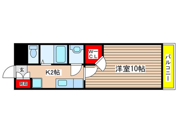 シティ－ライフ原の物件間取画像